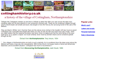 Desktop Screenshot of cottinghamhistory.co.uk