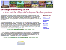 Tablet Screenshot of cottinghamhistory.co.uk